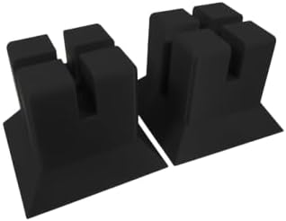 Woodworking Parallel Clamp Stands Set of 4 Workbench Helper (Black)