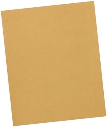 1 Pcs 180 Grit Sandpaper 9 x 11 Inch Sand Paper Alumina Gold
