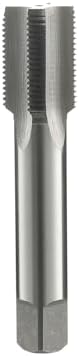 11/16-20 Left Hand Straight Flute Thread Tap Machine Tap HSS (High Speed Steel) Threading Tapping Repair Tools DRINYOUNG (11/16-20 Left)
