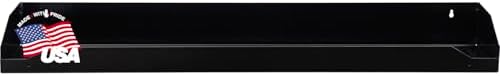 Buyers Products 1702950TRAY 43 Inch Black Powder Coated Carbon Steel Tray for 88-Inch Topsider Truck Box, Side Notch