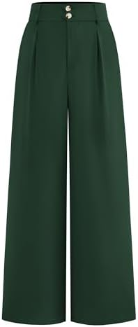 BTFBM Wide Leg Dress Pants Women Business Casual Outfits