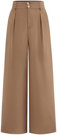 BTFBM Wide Leg Dress Pants Women Business Casual Outfits