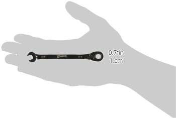 Williams JHW1208RC Reversible Ratcheting 12 Point SAE Combination Wrench, with High Polish Chrome Finish - 1/4-Inch