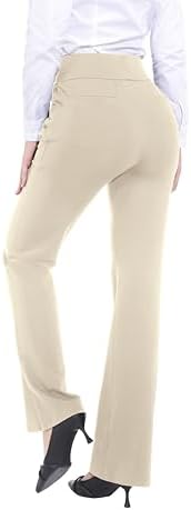 ZTN Womens Stretchy Dress Pants High Waist Work Casual