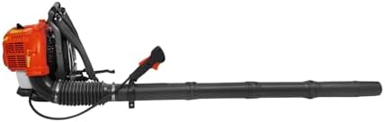 65CC Gas Backpack Leaf Blower, 2-Cycle 424CFM Gas Powered Engine, Commercial-Grade Gas Blower with Air-Cooled Backpack Blower for Landscaping, Snow Removal