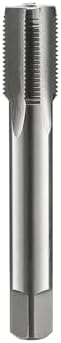 1/4-28 Left Hand Straight Flute Thread Tap Machine Tap HSS (High Speed Steel) Threading Tapping Repair Tools DRINYOUNG (1/4-28 Left)