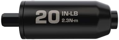 Fat Stix Individual Limiter 10-65 Inch-Pounds with Preset Torque, Accurately Tightens, Reversible, Compatible with Wheeler Fat Stix T-Handle Driver, for Gunsmithing, Reloading, and Torque Adjustment