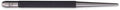 Starrett Steel Center Punch with Round Shank and Knurled Finger Grip - Hardened and Tempered Steel, 75mm Length, 1.5mm Diameter Tapered - 117AA