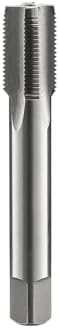 8-32 Left Hand Straight Flute Thread Tap Machine Tap HSS (High Speed Steel) Threading Tapping Repair Tools DRINYOUNG (8-32 Left)