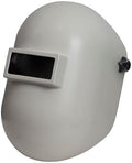 Pipeline Welding Helmet Hood, 2" x 4-1/4" Shade 10 Lens, Fiberglass Pipeliner Welding Hood with Ratchet Headgear