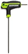 Grip Edge 8-PC STAR T-Handle Driver Set | Sizes - T10, T15, T20, T25, T27, T30, T40, T45| Made With S2 Steel | Includes Premium EVA Foam Tray|