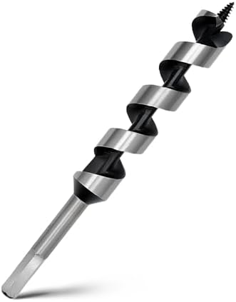 1-3/16 x 9" Auger Drill Bit for Wood, 30x230mm Hex Shank Ship Auger Bit