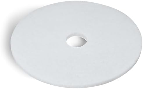 Staples Coastwide Professional White Floor Polishing Pad, 20-Inch Diameter, Light - Duty Buffing and Polishing Pad for Commercial Floor Machines, 5-Pack