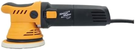 ShineMate ERO600 G2 Corded Dual Action Polisher | Controlled Correction on Clear Coat | 5 Inch Backing Plate | Rated 600 Watt Power | Variable Speed 2500 to 6500 per Minute | 9 Millimeter Orbit
