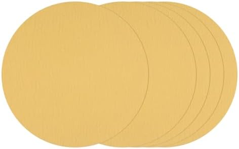 25Pcs Sanding Discs 8In 150Grit Hook and Loop Sandpapers Yellow