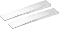 HARFINGTON 2Pcs Stainless Steel Flange Wedge, 5/16" x 1" x 5-15/16" Metal Right Angle Wedges Shims Spreading Flanges Triangle Pipefitting Welding Underpinning Tool for Lathe Milling Machine