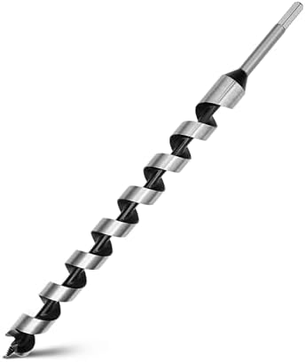 1-3/16 x 18 Auger Drill Bit for Wood,30x460mm Hex Shank Ship Auger Bit