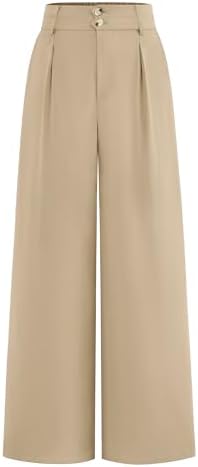 BTFBM Wide Leg Dress Pants Women Business Casual Outfits