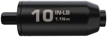 Fat Stix Individual Limiter 10-65 Inch-Pounds with Preset Torque, Accurately Tightens, Reversible, Compatible with Wheeler Fat Stix T-Handle Driver, for Gunsmithing, Reloading, and Torque Adjustment