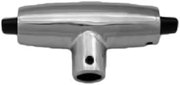 HEADLIGHTSDEPOT Chrome T-handle Gear Shift Knob Compatible With Ford Mustang 1964-1966
