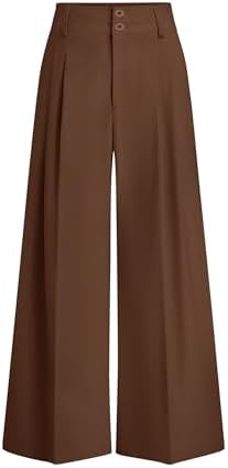 PRETTYGARDEN Women's High Waisted Wide Leg Dress Pants