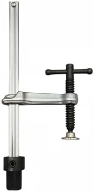 Generic Insertion Clamp Fixture Ratchet Function Table Clamp Bench Tool Alloy Steel Holding Device Suitable for Workshop Metalworking Carpentry Assembly, T-bar Insert Clamp 160x80 Base 20mm