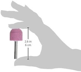 United Abrasives-SAIT 27060 A21 1 by 1 by 1/4 A60R Mounted Point Grinding Wheels, 10-Pack