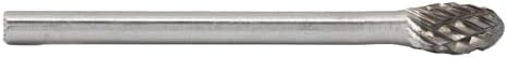 Drill America SE-53 Carbide Burr/Rotary File Oval Double Cut for Die Grinder 3/16" Dia. x 9/32" Cut Length with 1/8" Shank and 1-25/32" Overall Length, DUL Series