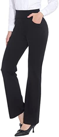 ZTN Womens Stretchy Dress Pants High Waist Work Casual