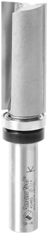 Amana Tool 45465 Carbide Tipped Flush Trim Plunge Template Router Bit 3/4 Dia x 1-3/4 x 1/2 Inch Shank with Upper Ball Bearing