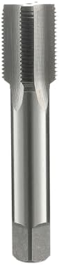 1"-12 Left Hand Straight Flute Thread Tap Machine Tap HSS (High Speed Steel) Threading Tapping Repair Tools DRINYOUNG (1"-12 Left)