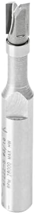 Amana Tool Carbide Tipped Miniature Flush Trim Plunge Template Router Bit, 47222-S, 3/16 Dia x 1/4 x 1/4 Inch Shank with Mini 3/16 D Upper Ball Bearing
