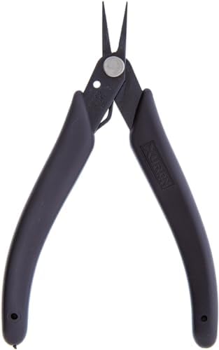 Grounded Pliers - Xuron® Small Tweezer Nose® - Black Handles
