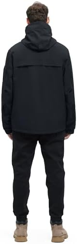 VOPOKER Mens 3 in 1 Winter Coats Waterproof Warm Fleece Jacket With Multi-Pockets