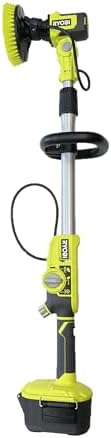 RYOBI ONEAND 18V Cordless TELESCOPING Power Scrubber and Compact Power SCRUBB