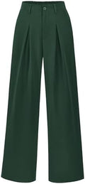 BTFBM Fall High Waisted Business Casual Palazzo Pants for Women Dressy 2026