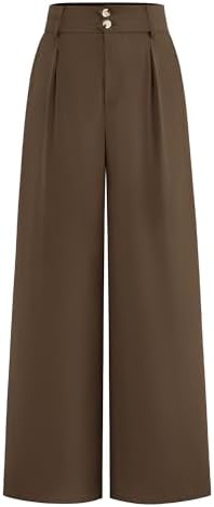 BTFBM Wide Leg Dress Pants Women Business Casual Outfits
