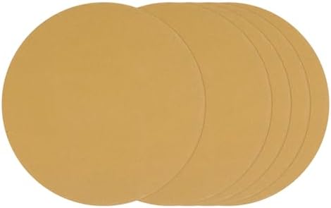 10Pcs Sanding Discs 8-7/8In 180Grit Hook and Loop Sandpapers Yellow