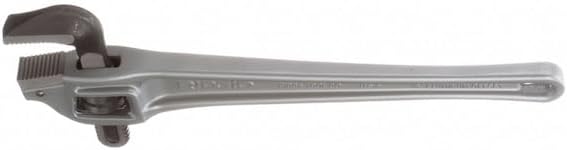 RIDGID 31125 Model 18 Aluminum Offset Pipe Wrench, 18-inch Plumbing Wrench, Small, Silver