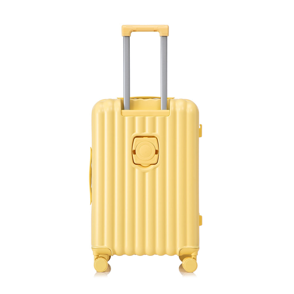 20/24/28 ABS Spinner Wheel Luggage Set with USB Port & Cup Holder