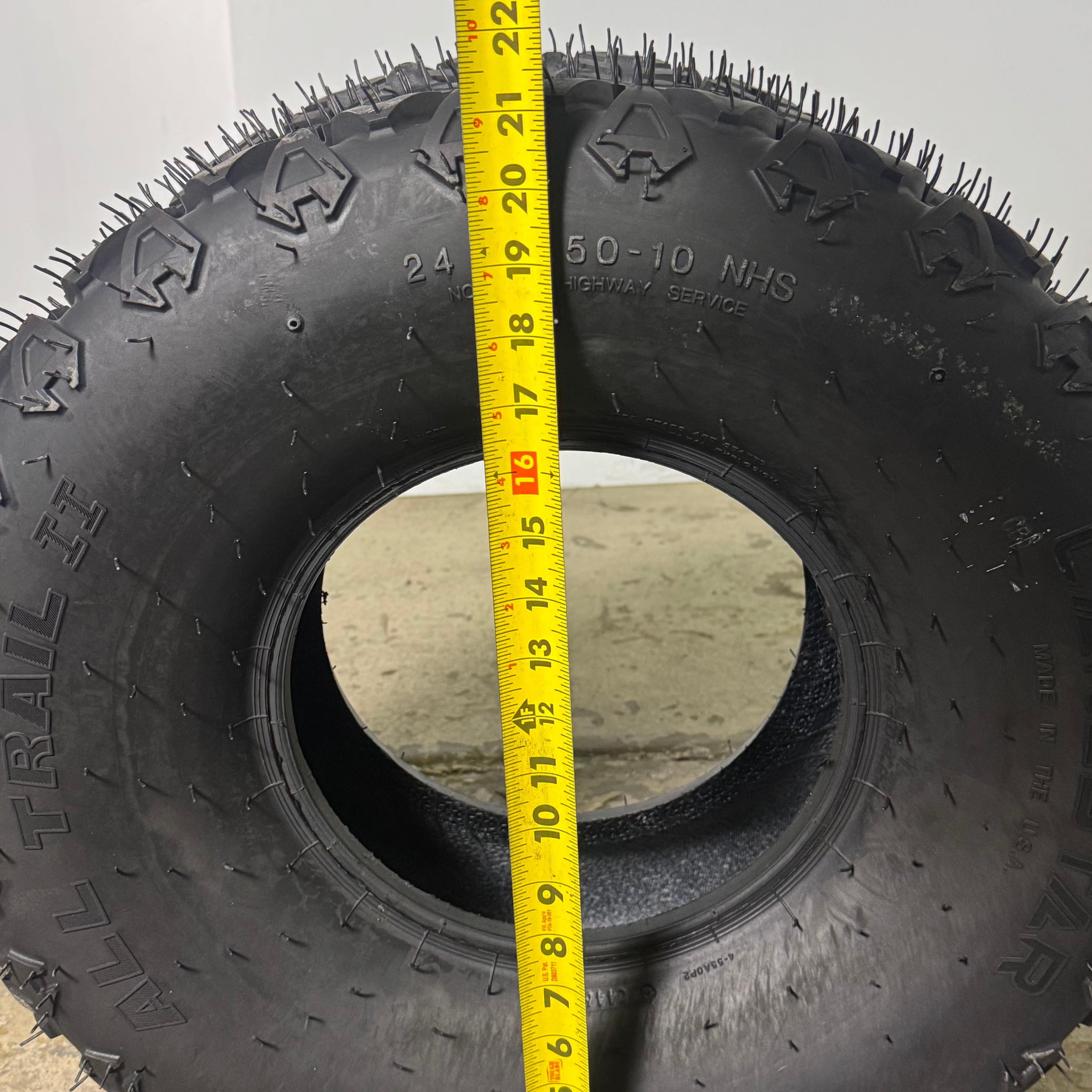 CARLSTAR All Trail II 24 x 9.50-10 NHS DOT 1C44624 Black