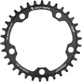 Wolf Tooth 110 BCD Cyclocross Road Chainring - 34t 110 BCD 5-Bolt Drop-Stop B  BLK