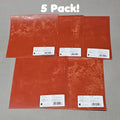 KEENEY Plumb Pak Rubber Packing Sheet 5-Pk 6 x 6 x 1/16" PP25546 (New)