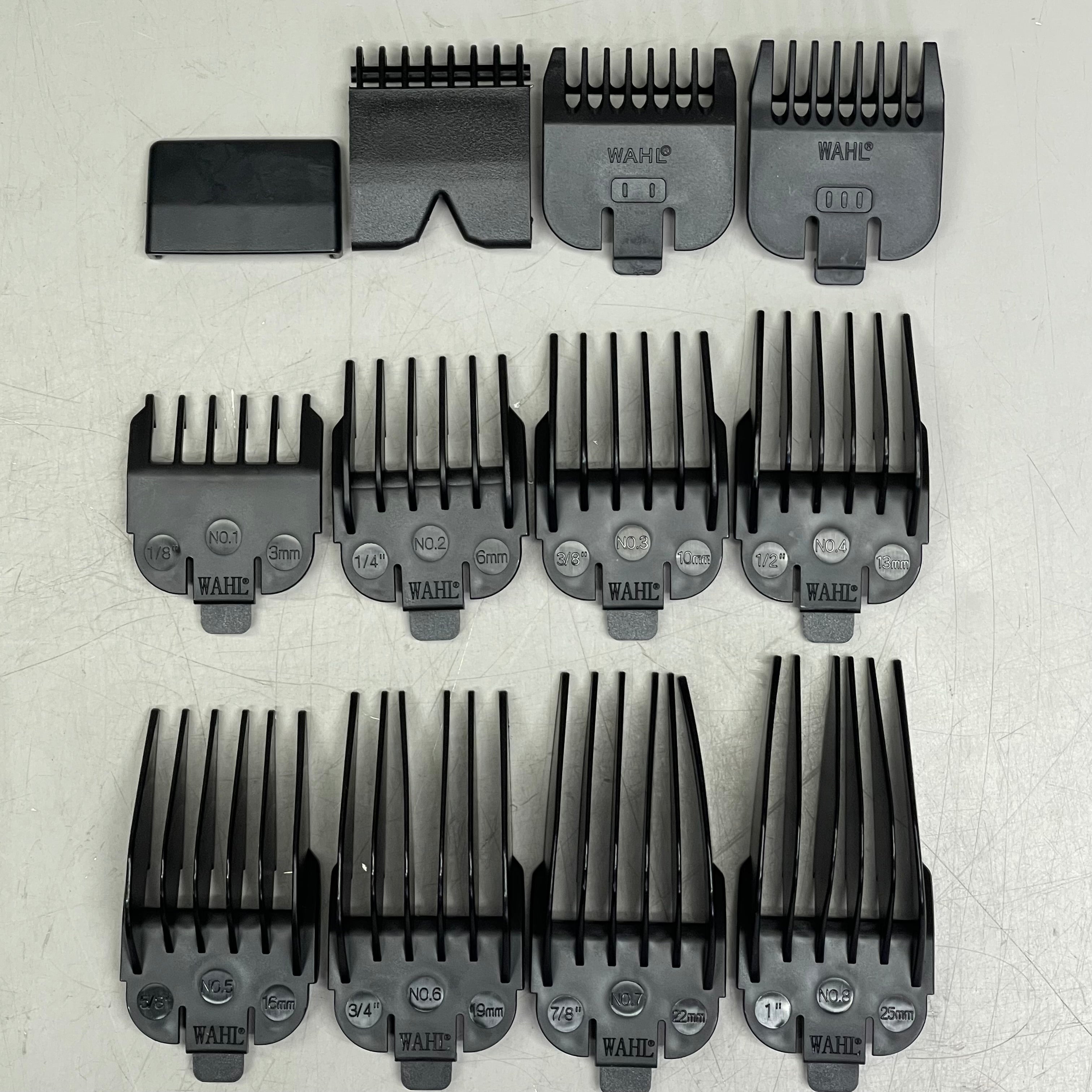 WAHL Lithium Ion Total Beard Trimmer Rechargeable Cordless Black Silver 09888