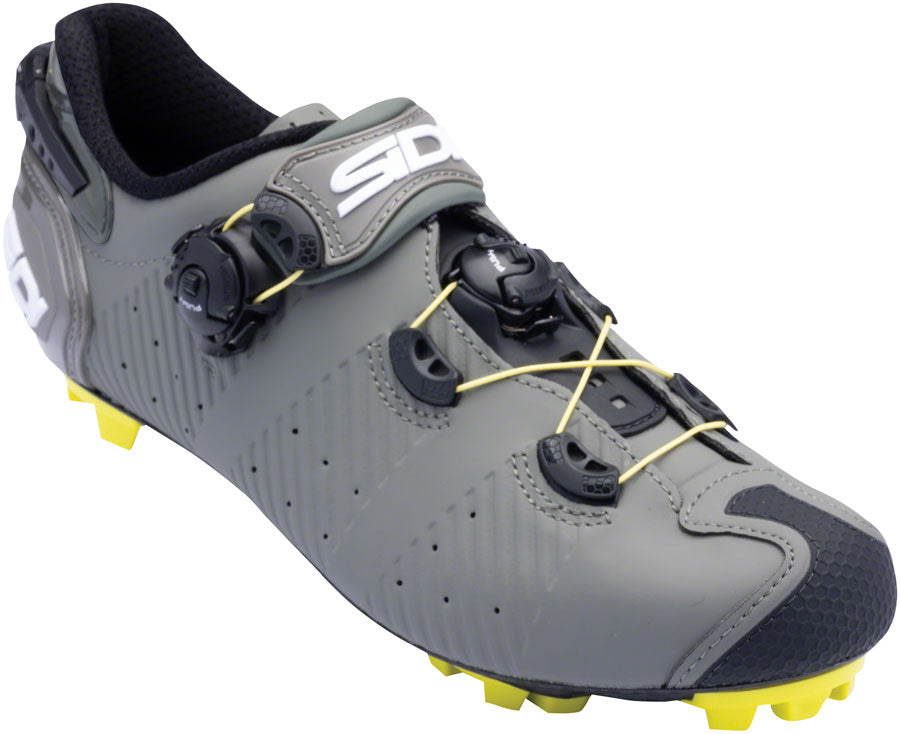 SIDI Drako 2S SRS Mountain Clipless Shoes - Men's Military Yellow 45.5