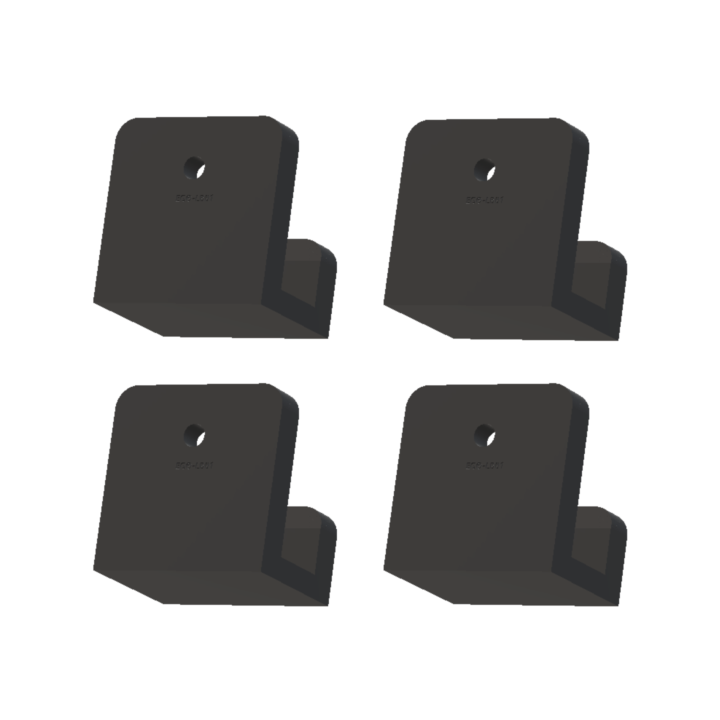 Ego 530 & 575 CFM Blower Mount - Black or Gray (2 Pack)