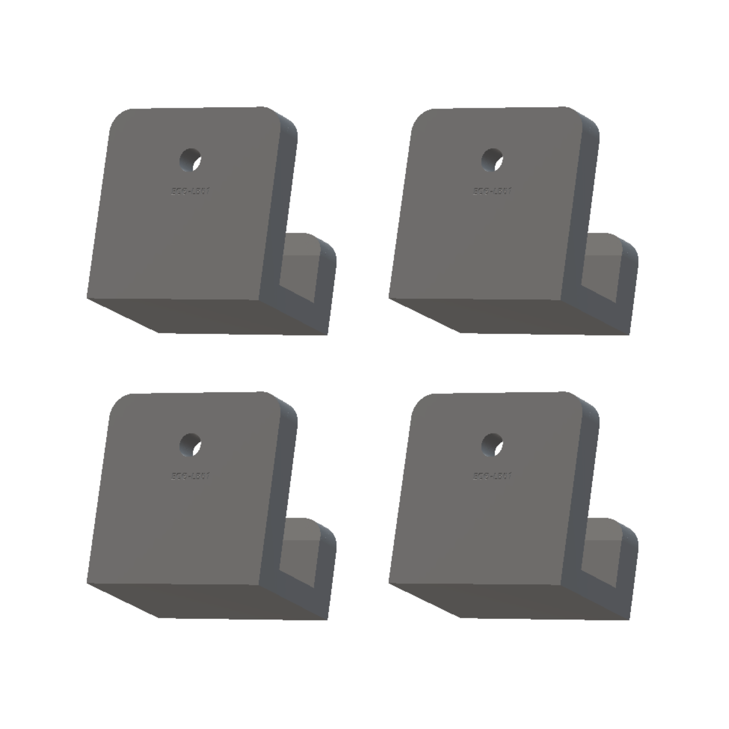 Ego 530 & 575 CFM Blower Mount - Black or Gray (2 Pack)