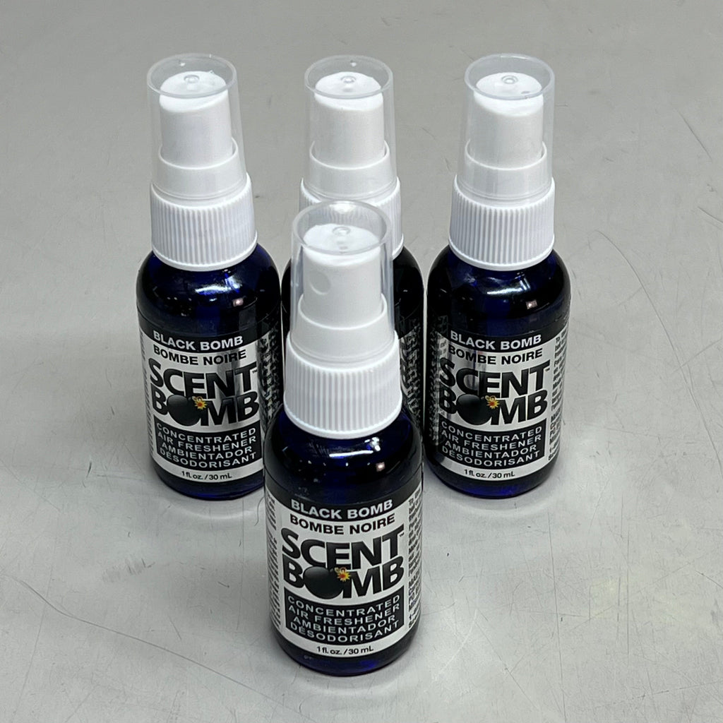 SCENT BOMB (2 PACK, 4 BOTTLES PER PACKAGE) Concentrated Air Freshener 1 fl oz