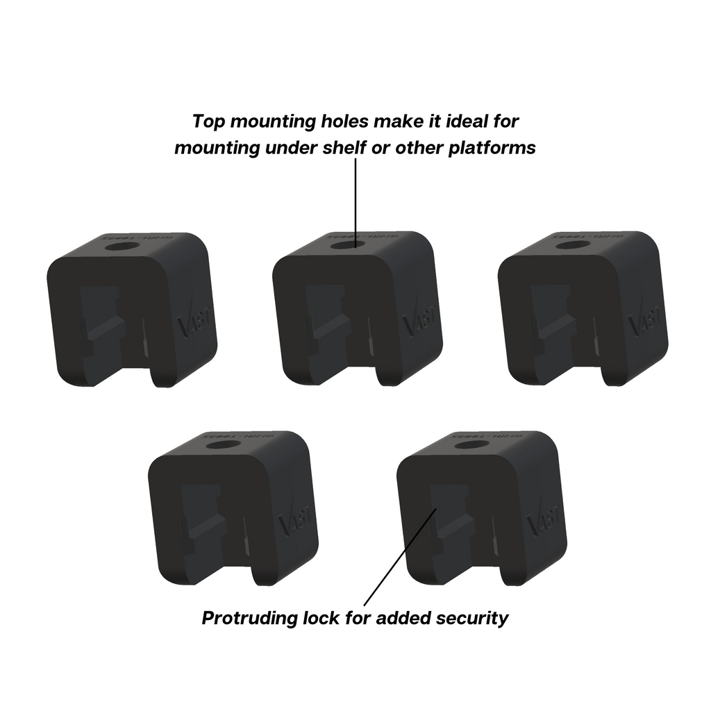 Magnetic Pneumatic Air Tool Holders Shelf Style (5 Pack)