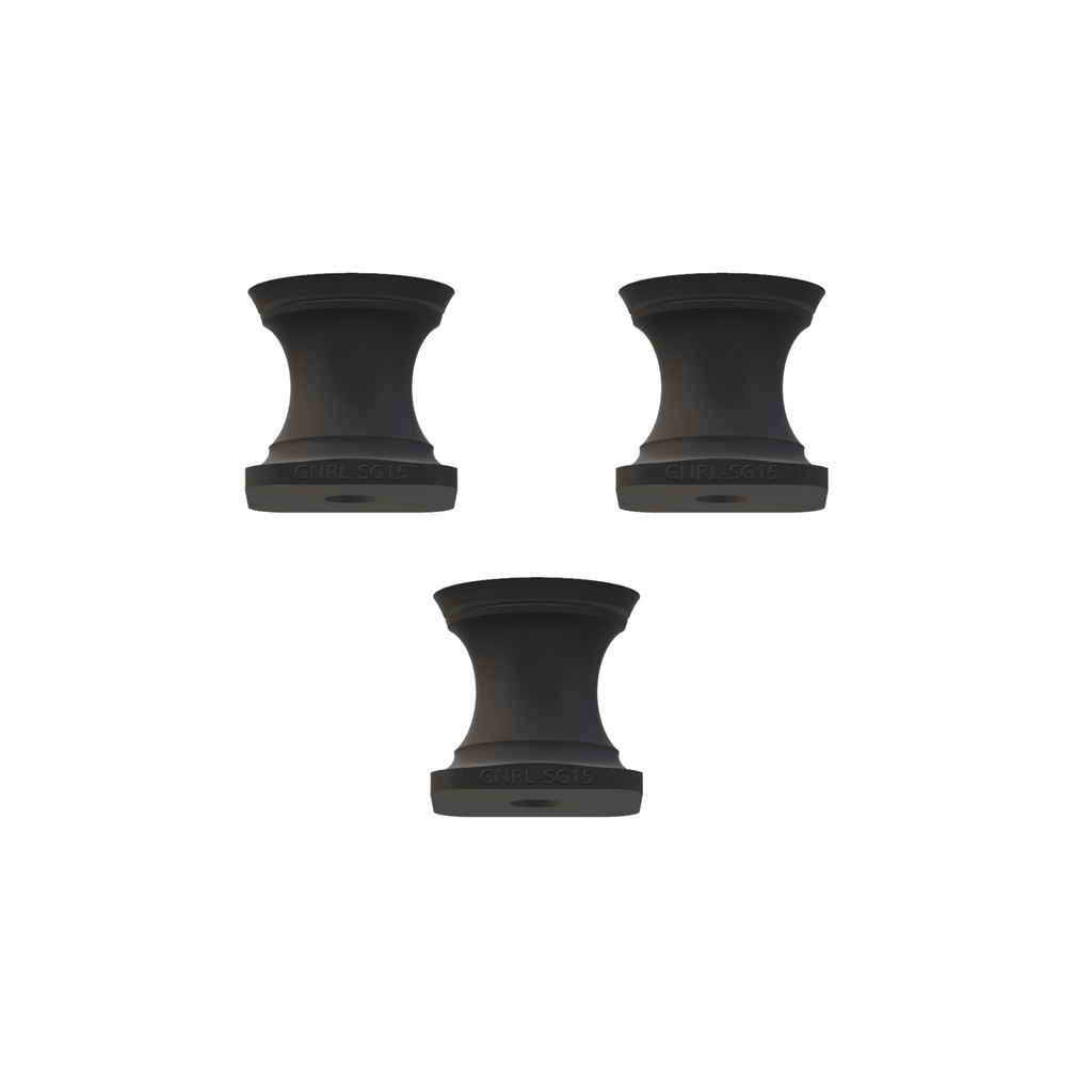 Vast Concepts™ Multi-Purpose 1.5 Inch Screw Guide for Wood & Decking Screws - Black (3 Pack)